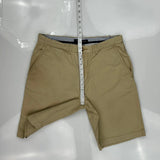 Tommy Hilfiger Chino Shorts - 32W 9L Beige Cotton