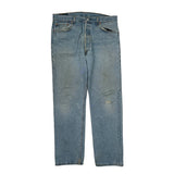 Levis 501 Jeans - 34W 29L Light Wash Cotton