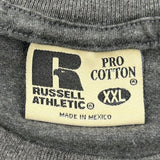 Russell Athletic T-Shirt - 2XL Grey Cotton