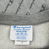Reverse Weave Champion Sweatshirt - Medium Gray Cotton Blend