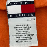 Made In USA Tommy Hilfiger T-Shirt - 2XL Orange Cotton