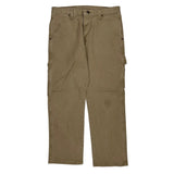 Wrangler Carpenter Trousers - 32W 30L Khaki Cotton