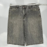 Sean John Denim Shorts - 38W 13L Grey Cotton