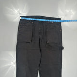 Dickies Carpenter Trousers - 38W 30L Grey Cotton