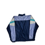 Adidas Jacket - Large Blue Polyester