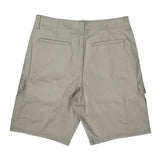 Relaxed Fit Wrangler Cargo Shorts - 32W 10L Beige Cotton