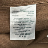 Dickies Carpenter Pants - 40W 32L Brown Cotton Blend
