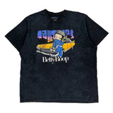 Betty Boop Cartoon T-Shirt - XL Black Cotton