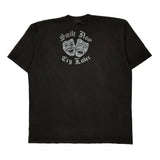 Smile Now Cry Later Shaka Wear Graphic T-Shirt - 2XL Black Cotton