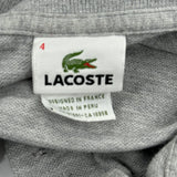 Lacoste Polo Shirt - Medium Gray Cotton