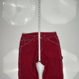 Dickies Carpenter Pants - 29W US 6 Red Cotton