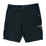 Ecko Unltd Cargo Shorts - 36W 10L Black Cotton