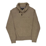Tommy Hilfiger Jumper - Large Beige Cotton
