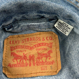 Levis Denim Jacket - Small Light Wash Denim