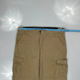 Wrangler Cargo Trousers - 38W 30L Khaki Cotton