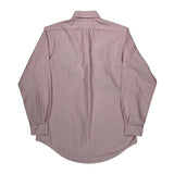 Ralph Lauren Striped Shirt - Medium Red Cotton