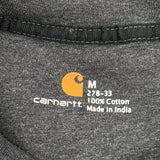 Carhartt Logo On Pocket Carhartt T-Shirt - Medium Gray Cotton