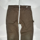 Dickies Carpenter Pants - 34W 30L Brown Cotton