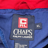 Chaps Ralph Lauren Windbreaker - XL Blue Cotton