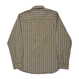 Timberland Checked Shirt - Large Gray Cotton