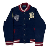 Age 6 Polo By Ralph Lauren Varsity Jacket - XS Navy Cotton