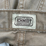 Schmidt Carpenter Pants - 34W 30L Brown Cotton