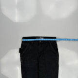 Carhartt Slim Fit Carpenter Pants - 31W 32L Black Cotton