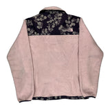 The North Face Floral Fleece Jacket - Large Pink Polyester