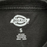 Dickies Long Sleeve T-Shirt - Small Black Cotton