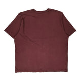 Carhartt T-Shirt - 2XL Burgundy Cotton