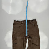 Unbranded Carpenter Trousers - 36W 28L Brown Cotton