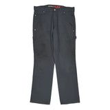 Dickies Carpenter Trousers - 34W 30L Grey Cotton Blend