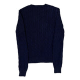 Ralph Lauren Cable Knit Sweater - XS Navy Cotton