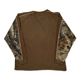 Bring Your Own Bones Buck Wear Graphic Long Sleeve T-Shirt - XL Brown Cotton
