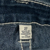 True Religion Skinny Jeans - 27W UK 6 Blue Denim