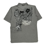 Urban Art Ecko Unltd Graphic Polo Shirt - Large Gray Cotton
