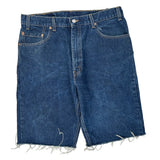 Levis Denim Shorts - 34W 10L Blue Denim