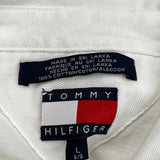 Tommy Hilfiger Short Sleeve Shirt - Large White Cotton