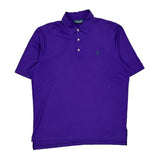 Polo By Ralph Lauren Polo Shirt - Large Purple Cotton