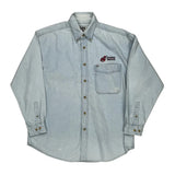 Cleveland Indians Lee Sport Graphic Denim Shirt - Large Light Wash Cotton