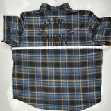 Racing Division Harley Davidson Checked Flannel Shirt - 2XL Yellow Cotton