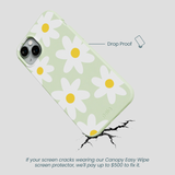 Sage Green Daisy iPhone 14 Plus Case