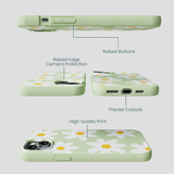 Sage Green Daisy iPhone 14 Plus Case
