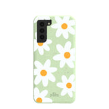 Sage Green Daisy Samsung Galaxy S21 Case