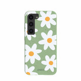 Sage Green Daisy Samsung Galaxy S23 Case