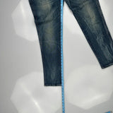 Diesel Staffy Slim Fit Jeans - 34W 30L Blue Cotton