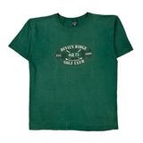 Golf Club Mv Sport Single Stitch T-Shirt - Large Green Cotton