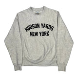 Reverse Weave Champion Hudson Yards New York Sweatshirt - Small Gray Cotton