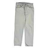Levis Jeans - 33W 30L White Cotton