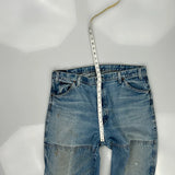 Dickies Double Knee Carpenter Jeans - 36W 31L Light Wash Cotton